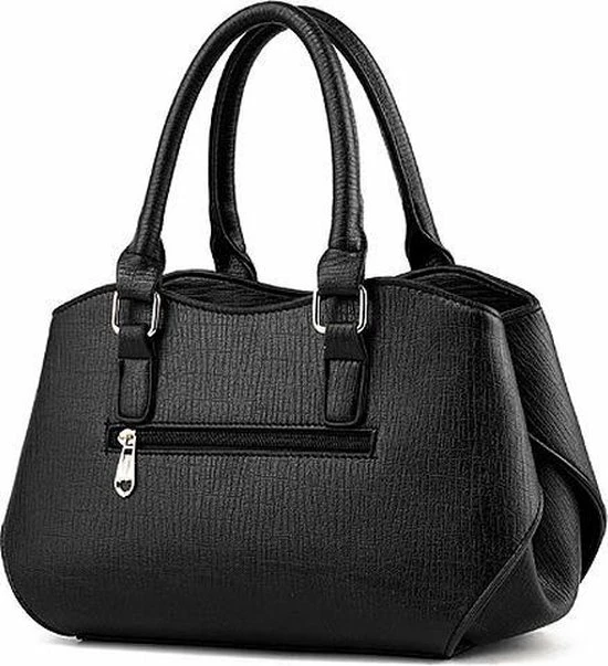 Goedkoop ⭐ N3 Collecties Vrouwen Handtas PU Leer Schouder/Crossbody Tas Dames ~ Zwart 🥰 5 Goedkoop ⭐ N3 Collecties Vrouwen Handtas PU Leer Schouder/Crossbody Tas Dames ~ Zwart 🥰 - Afbeelding 3