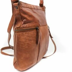 Top 10 🔥 Bear Design Medium Schoudertas / Crossbody Tas Dames - Leer - Cow Lavato - Cognac 😉 -Tassen-Dames Winkel 550x606 2