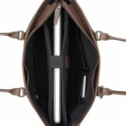 Korting 🔔 Burkely Tessa Dames Werktas 15,6'' - Cognac ✨ -Tassen-Dames Winkel 550x606 5