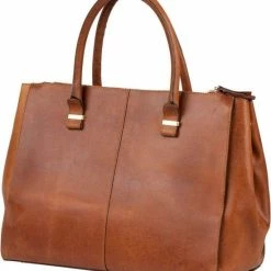 Beste Pirce ⭐ Burkely Vintage Wieske Dames Handtas - Cognac ✨ -Tassen-Dames Winkel 550x611 4