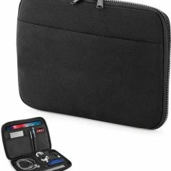 Hete verkoop 🔔 Senvi Tablet Organizer - 2 Lagen - Kleur Zwart - Compatibel Tot 11" 🌟