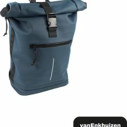 Uitgang ✔️ Van Enkhuizen VanEnkhuizen Rolltop Rugzak Met Laptopvak 15,6 Inch - 20 Liter - Waterafstotend En Thermo Materiaal - Navy 😉
