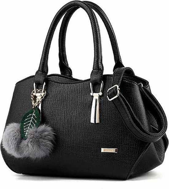 Goedkoop ⭐ N3 Collecties Vrouwen Handtas PU Leer Schouder/Crossbody Tas Dames ~ Zwart 🥰 3 Goedkoop ⭐ N3 Collecties Vrouwen Handtas PU Leer Schouder/Crossbody Tas Dames ~ Zwart 🥰