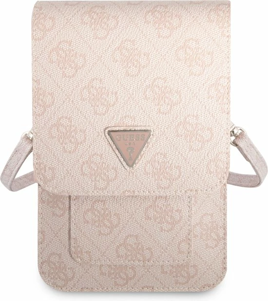 Uitgang π₯ Guess PU 4G Triangle Universele Telefoonhoes - Roze β€οΈ 6 Uitgang π₯ Guess PU 4G Triangle Universele Telefoonhoes - Roze β€οΈ - Afbeelding 4