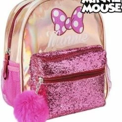 Goedkoop 👏 Schoolrugzak Minnie Mouse 72684 Roze ⌛ -Tassen-Dames Winkel 550x621 2