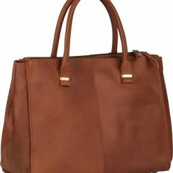 Beste Pirce ⭐ Burkely Vintage Wieske Dames Handtas - Cognac ✨ -Tassen-Dames Winkel 550x622 4