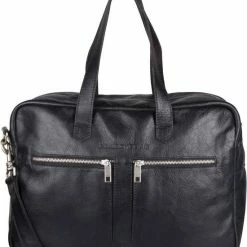 Flash-uitverkoop ๐ Cowboysbag Bag Kyle Schoudertas - 15 Inch Laptoptas - Zwart โค๏ธ