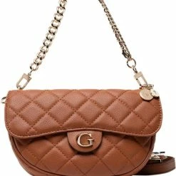 Gloednieuw 👍 Guess Gillian Crossbody Flap - Beige 🧨 -Tassen-Dames Winkel 550x625 7