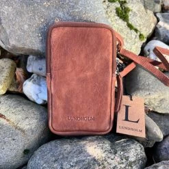 Goedkoop ⭐ Lundholm Telefoontasje Dames Leer Bruin Cognac - Schoudertasje Dames Crossbody - Tas Dames Schoudertas Leer | Scandinavisch Design - Lillehammer Serie 🛒 -Tassen-Dames Winkel 550x625 8