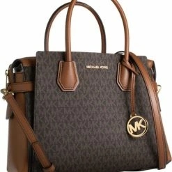 Beste Verkoop 🤩 MICHAEL KORS HANDTAS DAMES BRUIN 25X20X15 🛒 -Tassen-Dames Winkel 550x634 12