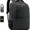 Promo ⌛ Tigernu Modern – Laptop Rugzak - 15,6 Inch – Schooltas – Rugtas - Dames En Heren – Waterafstotend – Anti Diefstal – 27 Liter - Zwart 🔔