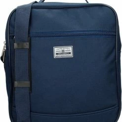 Beste Pirce 💯 Enrico Benetti - Schoudertas Voor Heren / Dames - Werktas - Reportertas - Bouw / Chauffeurs Tas - A4 Donkerblauw 🎉