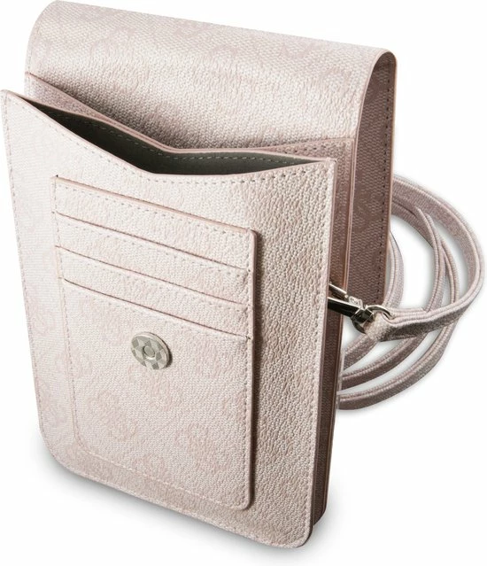 Uitgang π₯ Guess PU 4G Triangle Universele Telefoonhoes - Roze β€οΈ 5 Uitgang π₯ Guess PU 4G Triangle Universele Telefoonhoes - Roze β€οΈ - Afbeelding 3