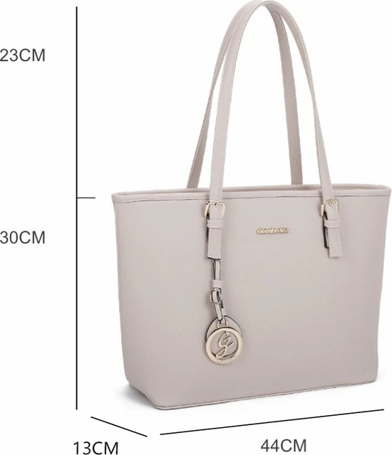 Goedkoop π Merkloos Gallantry - Dames Tas Shopper Met Rits- Handtas - Schooltas - Werktas - Geschikt Voor A4 - Beige π 10 Goedkoop π Merkloos Gallantry - Dames Tas Shopper Met Rits- Handtas - Schooltas - Werktas - Geschikt Voor A4 - Beige π - Afbeelding 9