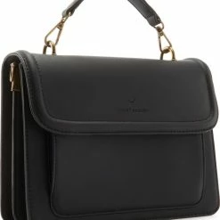 Top 10 👍 Violet Hamden Essential Bag Dames Crossbody Tas Leer - Zwart 🛒 -Tassen-Dames Winkel 550x640 3