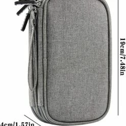 Beste Verkoop 🛒 Opline Telefoon & Smartphone Travel Gadget Organizer Bag Draagbare Harde Schijven Digitale Kabeltas Elektronica Accessoires Kabel Oplader Opbergtas Tas - Zwart 🔥 -Tassen-Dames Winkel 550x642 2