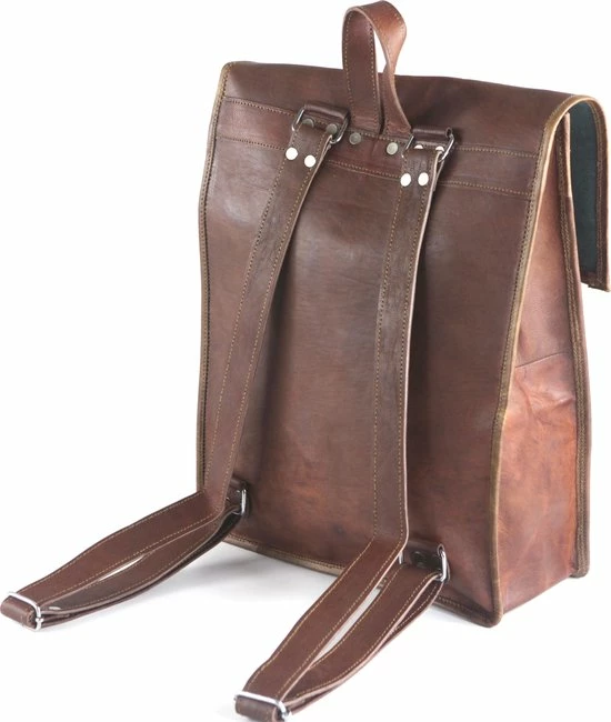 Top 10 🔥 Oncedoce Rugtas 15,4 Inch “Tenerife” – Rugzak - Bruin Echt Leer Laptoptas - Unisex Vintage Design ⭐ 4 Top 10 🔥 Oncedoce Rugtas 15,4 Inch “Tenerife” – Rugzak - Bruin Echt Leer Laptoptas - Unisex Vintage Design ⭐ - Afbeelding 2