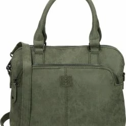 Coupon 🛒 Enrico Benetti Schoudertas / Handtas Lille Olijf Groen 🎁