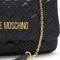 Uitgang 💯 Love Moschino Dames Crossbody TasSchoudertas Kunstleer - Zwart 😀 -Tassen-Dames Winkel 550x669 5