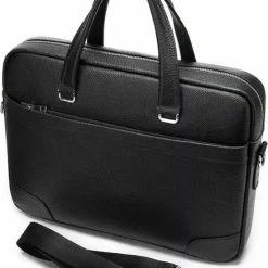 Beste recensies van 🌟 Laptoptas 13 3 Inch Handtas Schoudertas Waterdichte Tas Leder Zwart- Urban U® 🔔 -Tassen-Dames Winkel 550x672