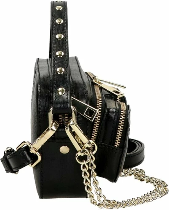 Gloednieuw π₯ Nunoo Kleine Schoudertas / Crossbody Tas Dames - Leer - Helena - Zwart β 4 Gloednieuw π₯ Nunoo Kleine Schoudertas / Crossbody Tas Dames - Leer - Helena - Zwart β - Afbeelding 2