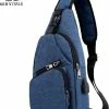 Beste recensies van 🎉 San Vitale® - Slingbag - Sbag - Schoudertas - Rugzak - Crossbody Bag - Blauw 🔔