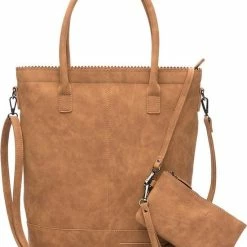 Groothandel ❤️ Zebra Trends Grote Shopper / Schoudertas / Tas Dames - Natural Bag Kartel Rits - Bruin 🌟 -Tassen-Dames Winkel 550x686