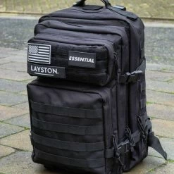 Begroting 🔔 Layton LAYSTON. - Tactische Rugzak 45 Liter - Rugtas - Tactical 🎒 Backpack - Sport School Werk - Zwart ⌛ -Tassen-Dames Winkel 550x687 7