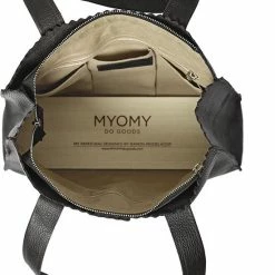 Beste Verkoop 🧨 MYOMY My Paper Bag Dames Handtas - Zwart 😉 -Tassen-Dames Winkel 550x687 8