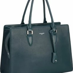 Korting 👏 David Jones A4 Werktas-handtas Peacock Blue 🧨