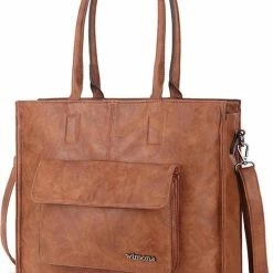 Promo ⭐ Wimona Fantasia 4080 Schoudertas / Laptopotas - Cognac 👍 -Tassen-Dames Winkel 550x697 6