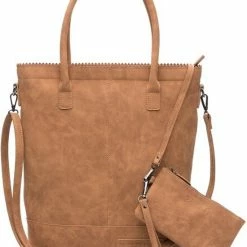 Groothandel ❤️ Zebra Trends Grote Shopper / Schoudertas / Tas Dames - Natural Bag Kartel Rits - Bruin 🌟 -Tassen-Dames Winkel 550x703