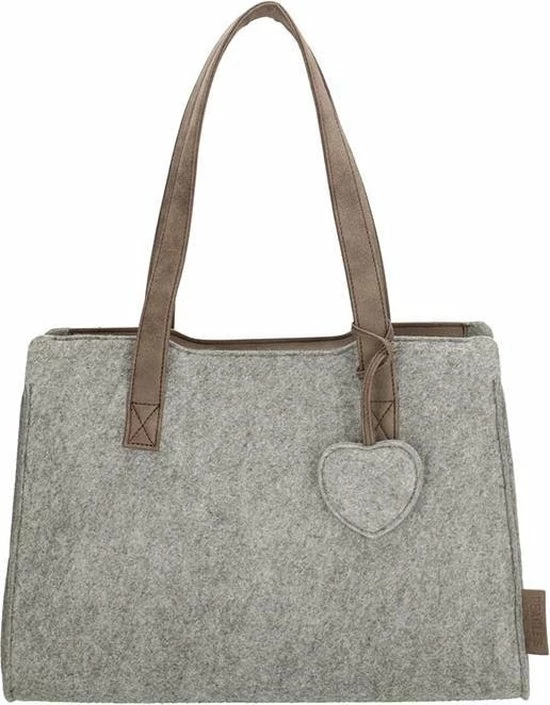 Groothandel 𧨠Beagles Vilt Shopper Marbella Grijs π 3 Groothandel 𧨠Beagles Vilt Shopper Marbella Grijs π