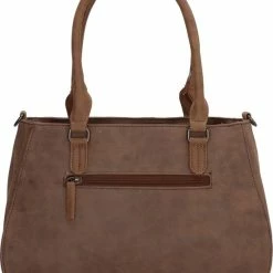 Korting 🌟 Nuba Design - Schoudertas / Handtas - Dames Tas - Veel Vakjes - Bruin 🌟 -Tassen-Dames Winkel 550x705 9