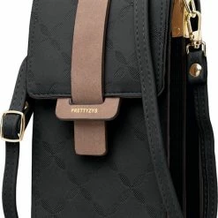 Korting ๐ฅ ZILOU® Telefoontasje - Schoudertas - Dames - Kunstleer - Zwart ๐