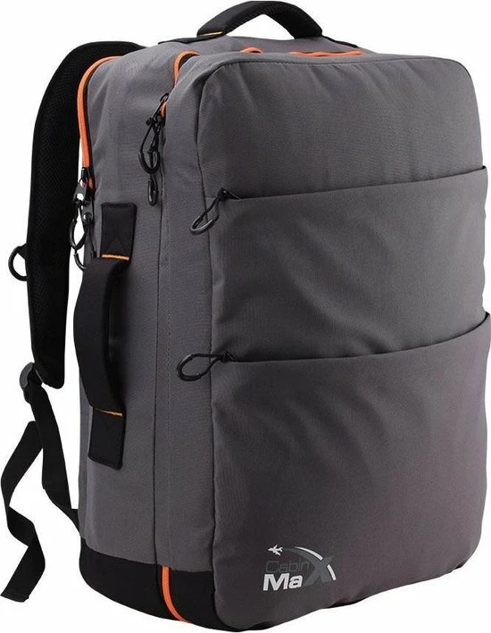 Korting π Cabin Max CabinMax π Handbagage - Rugzak 40l– Schooltas Reistas - 55x40x20cm – Lichtgewicht – Grijs (Edinburgh) β¨ 3 Korting π Cabin Max CabinMax π Handbagage - Rugzak 40l– Schooltas Reistas - 55x40x20cm – Lichtgewicht – Grijs (Edinburgh) β¨