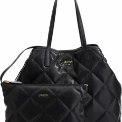 Goedkoopste 🔥 Guess Vikky Tote Dames Shopper - Zwart - Maat Geen 🛒 -Tassen-Dames Winkel 550x709