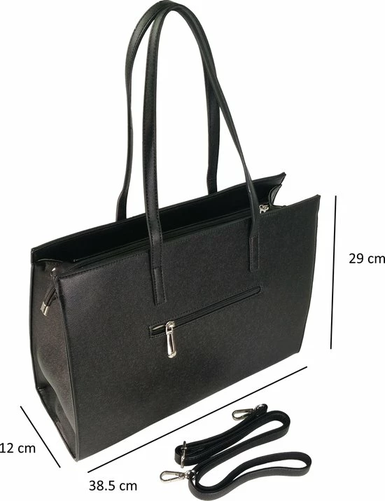 Beste recensies van π€© Handtas Flora & Co Zwart Geschikt Voor A4 π 5 Beste recensies van π€© Handtas Flora & Co Zwart Geschikt Voor A4 π - Afbeelding 3