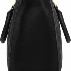 Goedkoop ❤️ GUESS Shopper Dames / Handtas - Leer - Abbey Tote - Zwart 👍 -Tassen-Dames Winkel 550x717 4