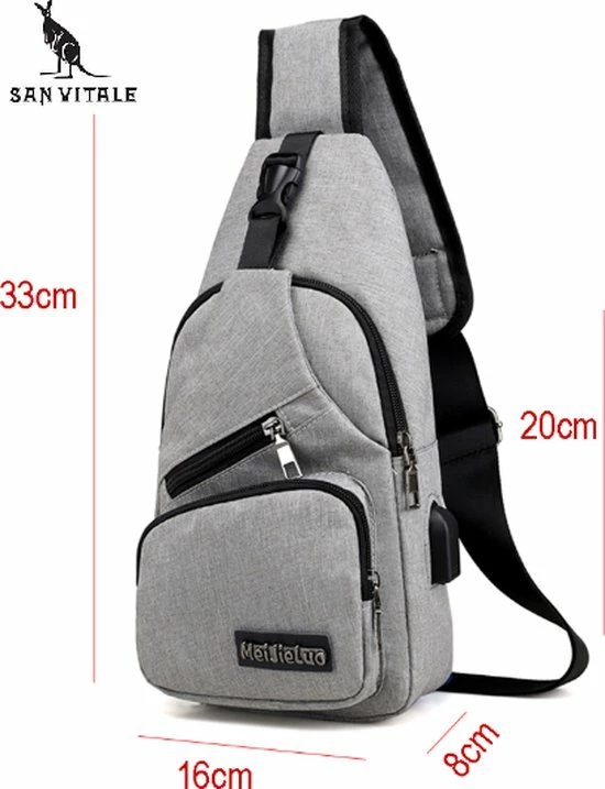 Beste recensies van ๐ San Vitale® - Slingbag - Sbag - Schoudertas - Rugzak - Crossbody Bag - Blauw ๐ 14 Beste recensies van ๐ San Vitale® - Slingbag - Sbag - Schoudertas - Rugzak - Crossbody Bag - Blauw ๐ - Afbeelding 12