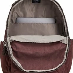 Gloednieuw 🔥 Kipling SEOUL Unisex Rugzak - Mahogany 🤩 -Tassen-Dames Winkel 550x718 1
