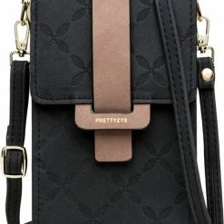 Korting 🔥 ZILOU® Telefoontasje - Schoudertas - Dames - Kunstleer - Zwart 😉 -Tassen-Dames Winkel 550x718 10