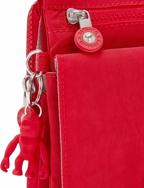 Begroting β Kipling Kleine Schoudertas / Crossbody Tas Dames - Polyester - New Eldorado - Rood π 8 Begroting β Kipling Kleine Schoudertas / Crossbody Tas Dames - Polyester - New Eldorado - Rood π - Afbeelding 6