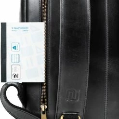 Promo 🧨 Negotia Leather NEGOTIA Alpha - Leren Laptop Rugzak Dames En Heren - Leren Rugtas - 100% Luxe Top-Grain Leer - Zwart 🛒 -Tassen-Dames Winkel 550x718 7