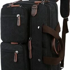 Kopen 🔥 Merkloos Multifunctionele Comfortabele Laptoptas 3-in-1 Rugtas - Schoudertas - Voor 17-inch Laptop Formaat - Zwart ✨ -Tassen-Dames Winkel 550x723 11