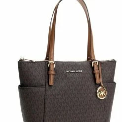 Kopen 🛒 Michael Kors Schoudertas Jet Set Leer - Bruin 🌟 -Tassen-Dames Winkel 550x731 2