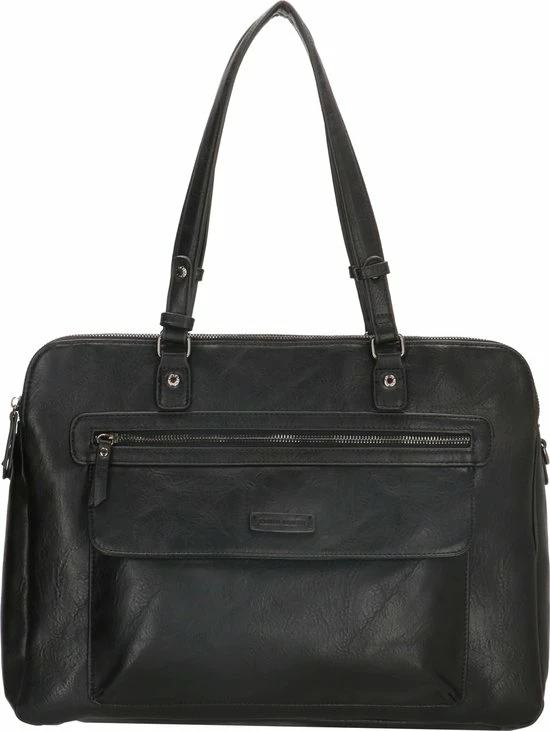 Gloednieuw π Enrico Benetti Caen 66571 Laptoptas Schoudertas - 17 Inch Laptopvak - Zwart β 4 Gloednieuw π Enrico Benetti Caen 66571 Laptoptas Schoudertas - 17 Inch Laptopvak - Zwart β - Afbeelding 2