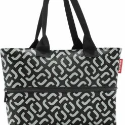 Promo 🧨 Reisenthel Shopper E1 Shopper Schoudertas - 12L - Signature Black Zwart ❤️