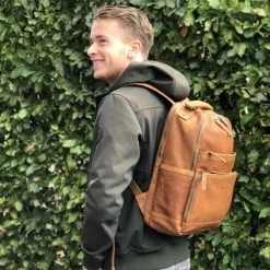 Goedkoop 🎉 The Chesterfield Brand Leren Rugzak Cognac Austin 🛒 -Tassen-Dames Winkel 550x733 28