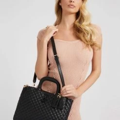 Beste deal 💯 Guess Rue Rose Handtas Black ❤️ -Tassen-Dames Winkel 550x733 48